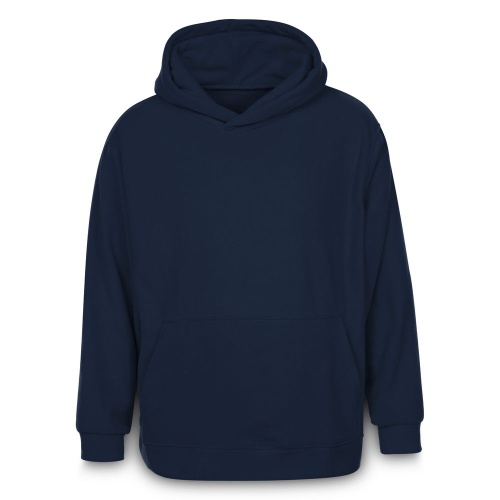 Худи флисовое унисекс Manakin, темно-синее Худи флисовое унисекс Manakin, темно-синее