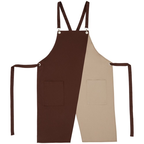 Фартук Picante, коричневый с бежевым фото 3 Фартук Picante, коричневый с бежевым фото 3