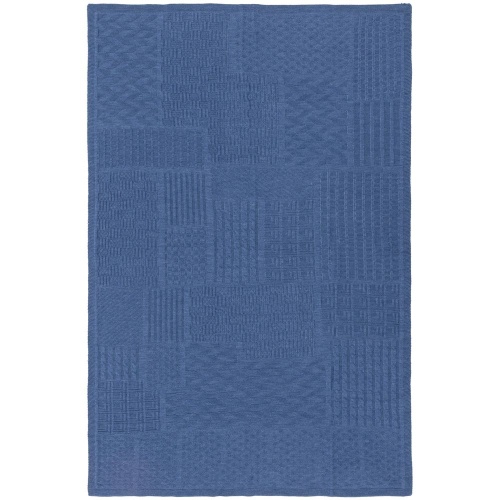 Плед Snippet, синий меланж (кобальт) фото 3