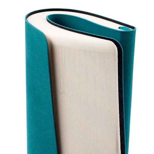 Ежедневник Nubuk, недатированный, бирюзовый фото 5