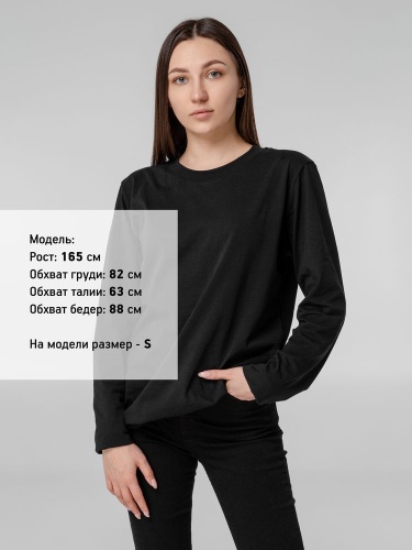 Футболка с длинным рукавом Lehta, черная фото 9 Футболка с длинным рукавом Lehta, черная фото 9