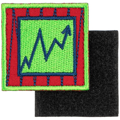 Шеврон на липучке «График» Шеврон на липучке «График»