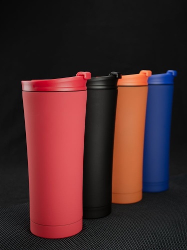 Термостакан Smoothy, оранжевый фото 8