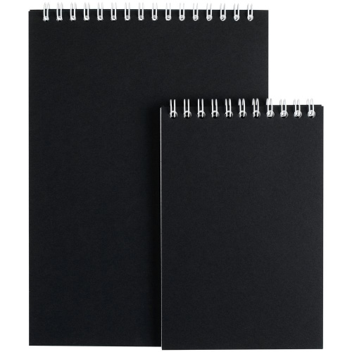 Блокнот Dali в клетку, черный фото 6