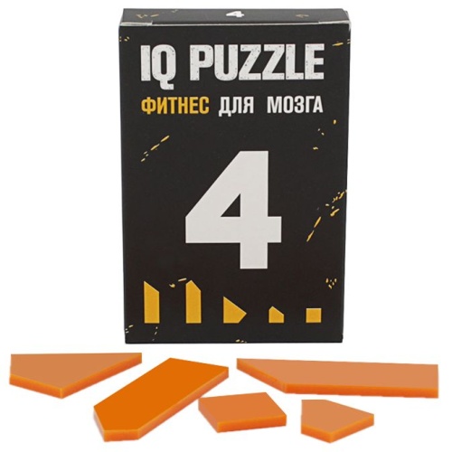 Головоломка IQ Puzzle Figures, цифра 4 Головоломка IQ Puzzle Figures, цифра 4