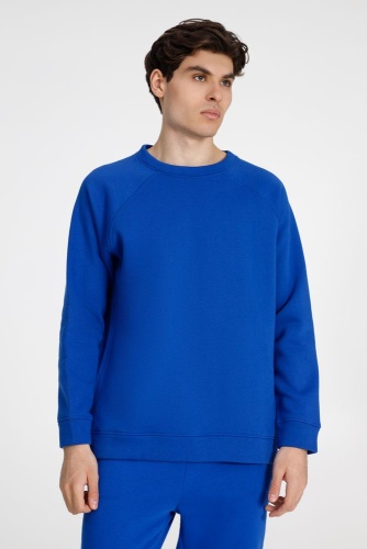 Свитшот унисекс S1, синий Свитшот унисекс S1, синий