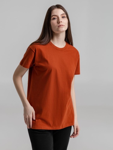 Футболка Imperial 190, коричневая (терракотовая) фото 8