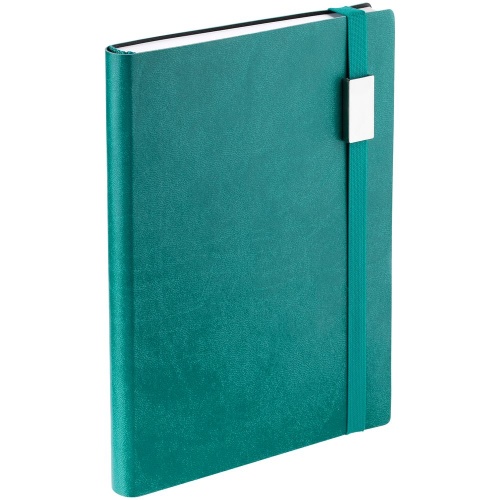 Ежедневник Vivian Metal, недатированный, бирюзовый фото 4