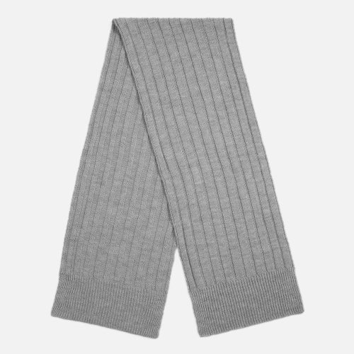 Шарф Bellish, светло-серый меланж фото 2