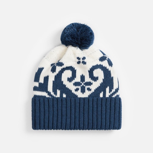 Шапка Wintertude, синяя с белым Шапка Wintertude, синяя с белым