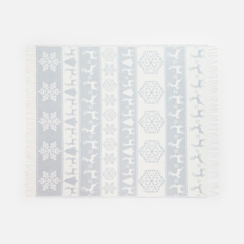 Плед «Скандинавия», серый фото 3