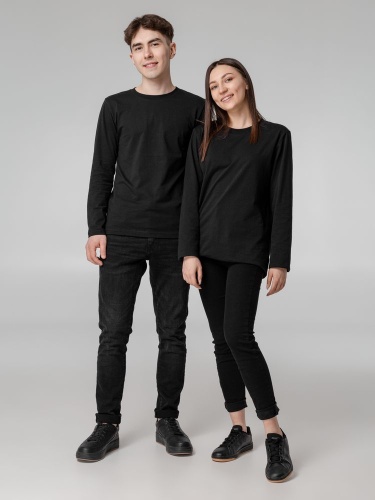 Футболка с длинным рукавом Lehta, черная фото 13 Футболка с длинным рукавом Lehta, черная фото 13