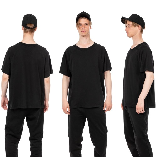 Бейсболка C1, черная фото 4