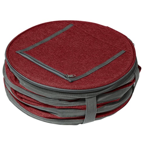 Складная термосумка Coast, бордовая фото 5 Складная термосумка Coast, бордовая фото 5