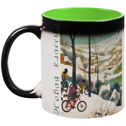 Кружка-хамелеон «Новая классика. Велосезон XVI», матовая, зелено-черная Кружка-хамелеон «Новая классика. Велосезон XVI», матовая, зелено-черная
