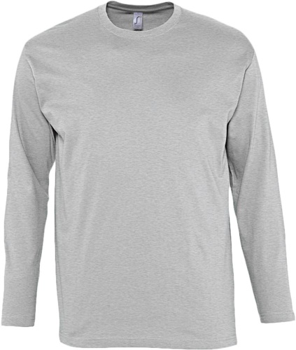 Футболка с длинным рукавом Monarch 150, серый меланж Футболка с длинным рукавом Monarch 150, серый меланж