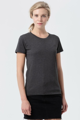 Футболка женская Regent Fit Women, черный меланж фото 5