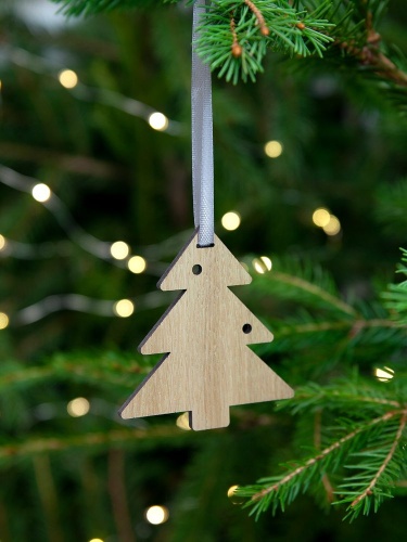 Деревянная подвеска Christmate, елочка фото 5 Деревянная подвеска Christmate, елочка фото 5