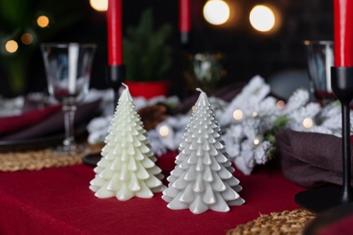 Свеча Homemate Tree, зеленая фото 6