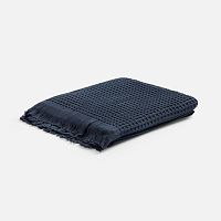 Плед вафельный Elenglect, темно-серый