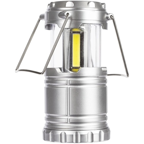 Кемпинговый фонарь Lindau, серебристый фото 2