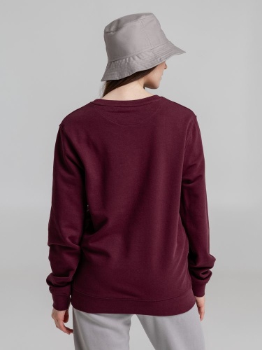 Свитшот унисекс BNC Inspire (Organic), бордовый фото 11