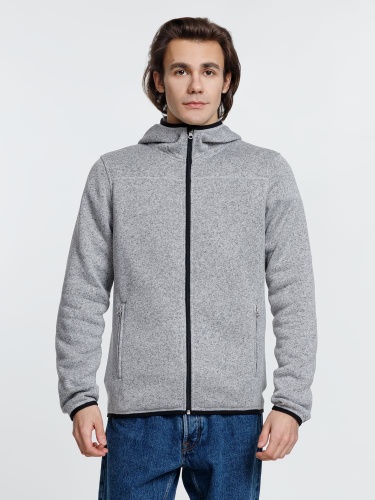 Куртка с капюшоном унисекс Gotland, серая фото 4 Куртка с капюшоном унисекс Gotland, серая фото 4