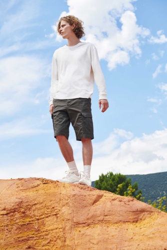 Футболка унисекс с длинным рукавом Pioneer LSL, белая фото 5 Футболка унисекс с длинным рукавом Pioneer LSL, белая фото 5