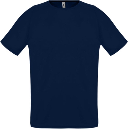 Футболка унисекс Sporty 140, темно-синяя Футболка унисекс Sporty 140, темно-синяя