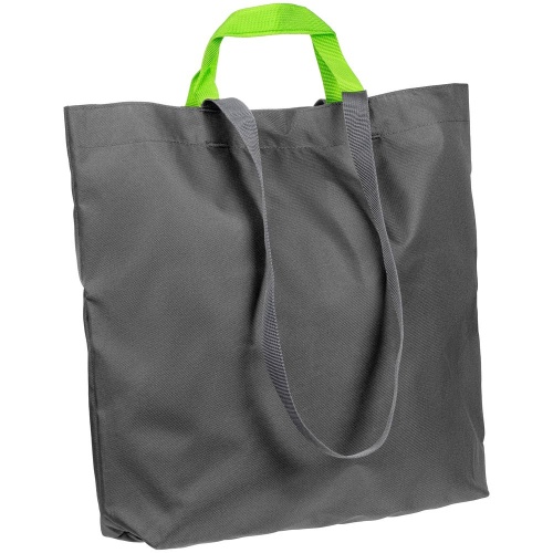 Шопер Sensa, серый с салатовым Шопер Sensa, серый с салатовым