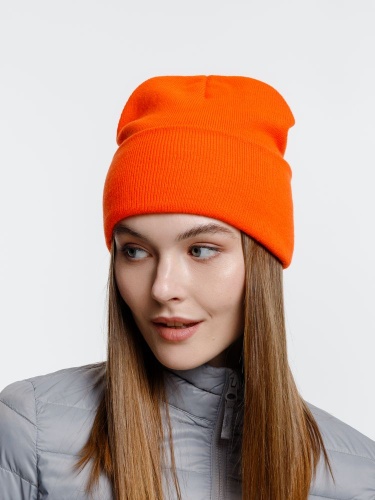 Шапка Urban Flow, оранжевая фото 4 Шапка Urban Flow, оранжевая фото 4