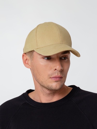 Бейсболка Hillside, бежевая фото 4