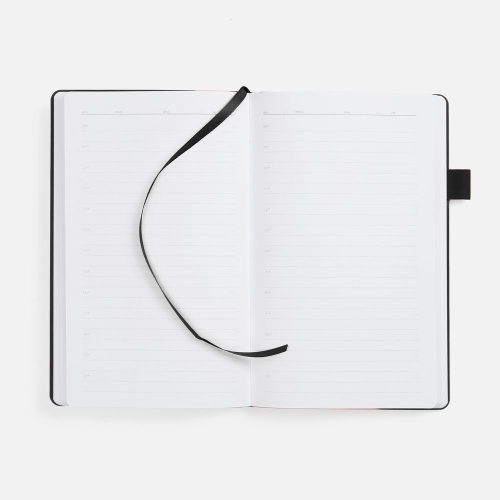Ежедневник White Shall, недатированный, бело-черный фото 3 Ежедневник White Shall, недатированный, бело-черный фото 3