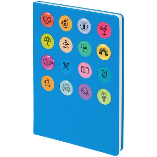 Ежедневник «История изобретений», недатированный, голубой фото 3