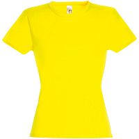 Футболка женская Miss 150, желтая (лимонная)