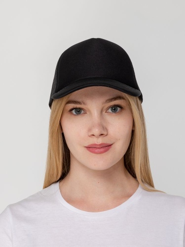 Бейсболка Sunbreaker, черная фото 6 Бейсболка Sunbreaker, черная фото 6