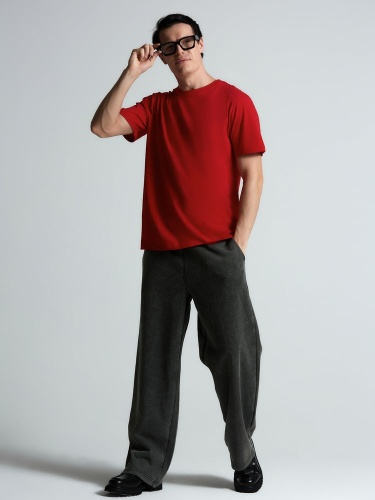 Футболка унисекс Streetwise, красная фото 6