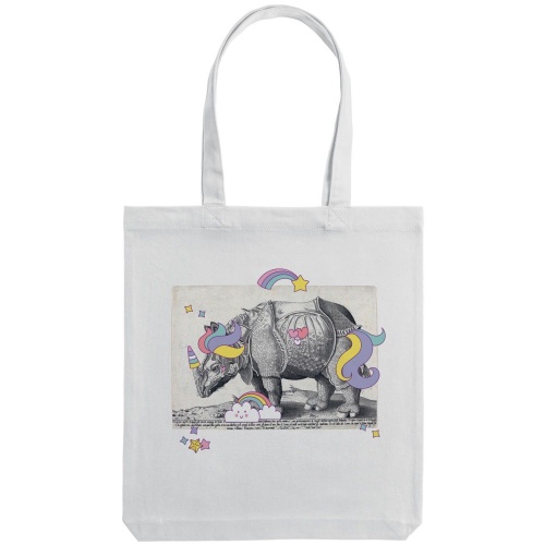 Холщовая сумка Big Dream, молочно-белая фото 3