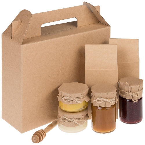 Коробка In Case L, крафт фото 3