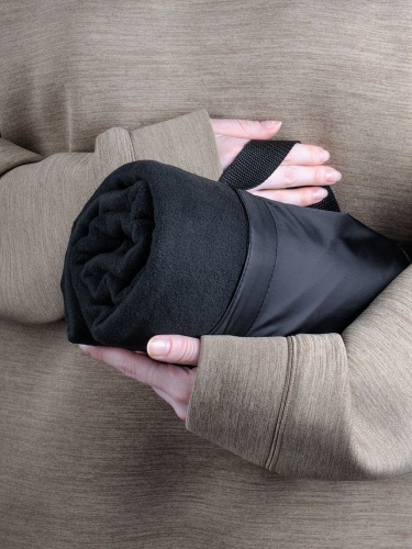 Дорожный плед Voyager, черный фото 7 Дорожный плед Voyager, черный фото 7