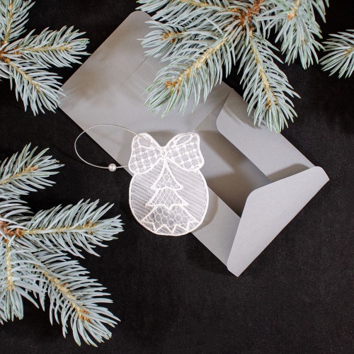 Подвеска вышивная «Елочка» в конверте Подвеска вышивная «Елочка» в конверте