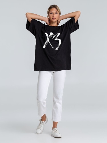 Футболка оверсайз «ХЗ», черная Футболка оверсайз «ХЗ», черная