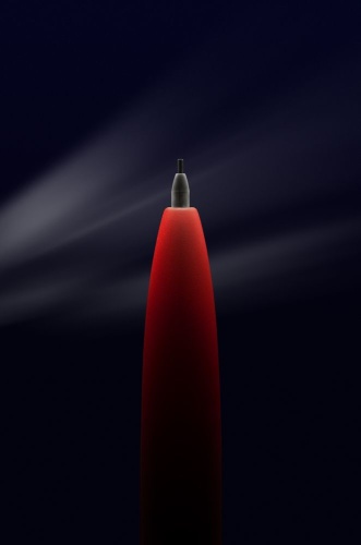 Карандаш механический Prodir DS8 MRR-C Soft Touch, красный фото 6