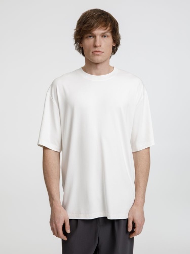 Футболка оверсайз унисекс Lavinia, белая Футболка оверсайз унисекс Lavinia, белая