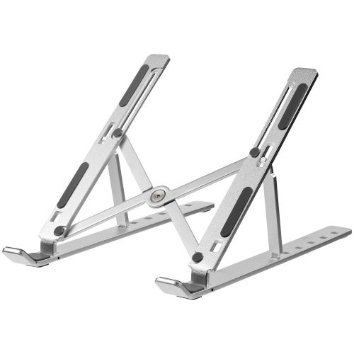 Подставка для ноутбука и планшета Scaffold, серебристая Подставка для ноутбука и планшета Scaffold, серебристая
