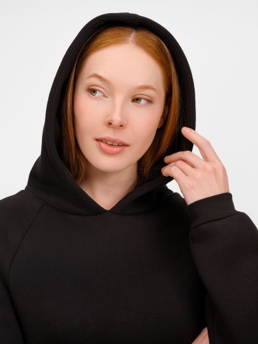 Худи унисекс оверсайз Easy Street, черное фото 8 Худи унисекс оверсайз Easy Street, черное фото 8