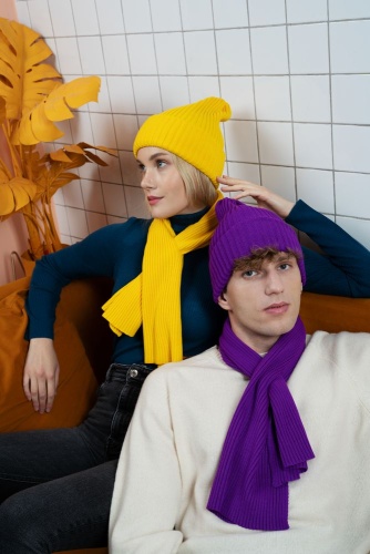 Шапка Yong, фиолетовая фото 7 Шапка Yong, фиолетовая фото 7