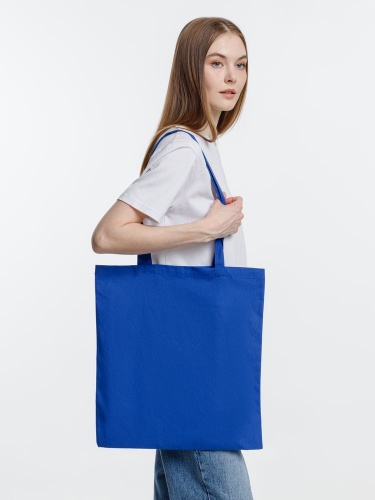 Холщовая сумка Optima 135, ярко-синяя фото 6