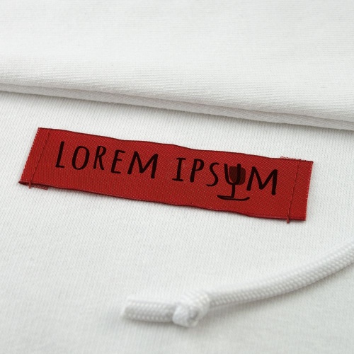 Лейбл тканевый Epsilon, S, красный фото 7 Лейбл тканевый Epsilon, S, красный фото 7