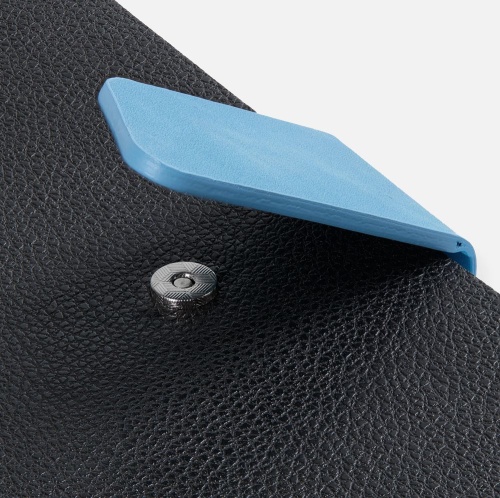 Ежедневник Boom, недатированный, черный с голубым фото 3